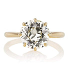 2.74ct old European cut diamond Ring