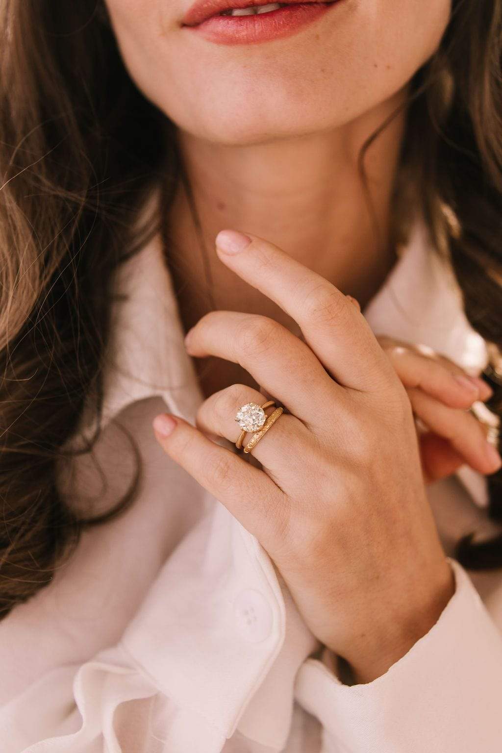 2.77ct old mine cut diamond