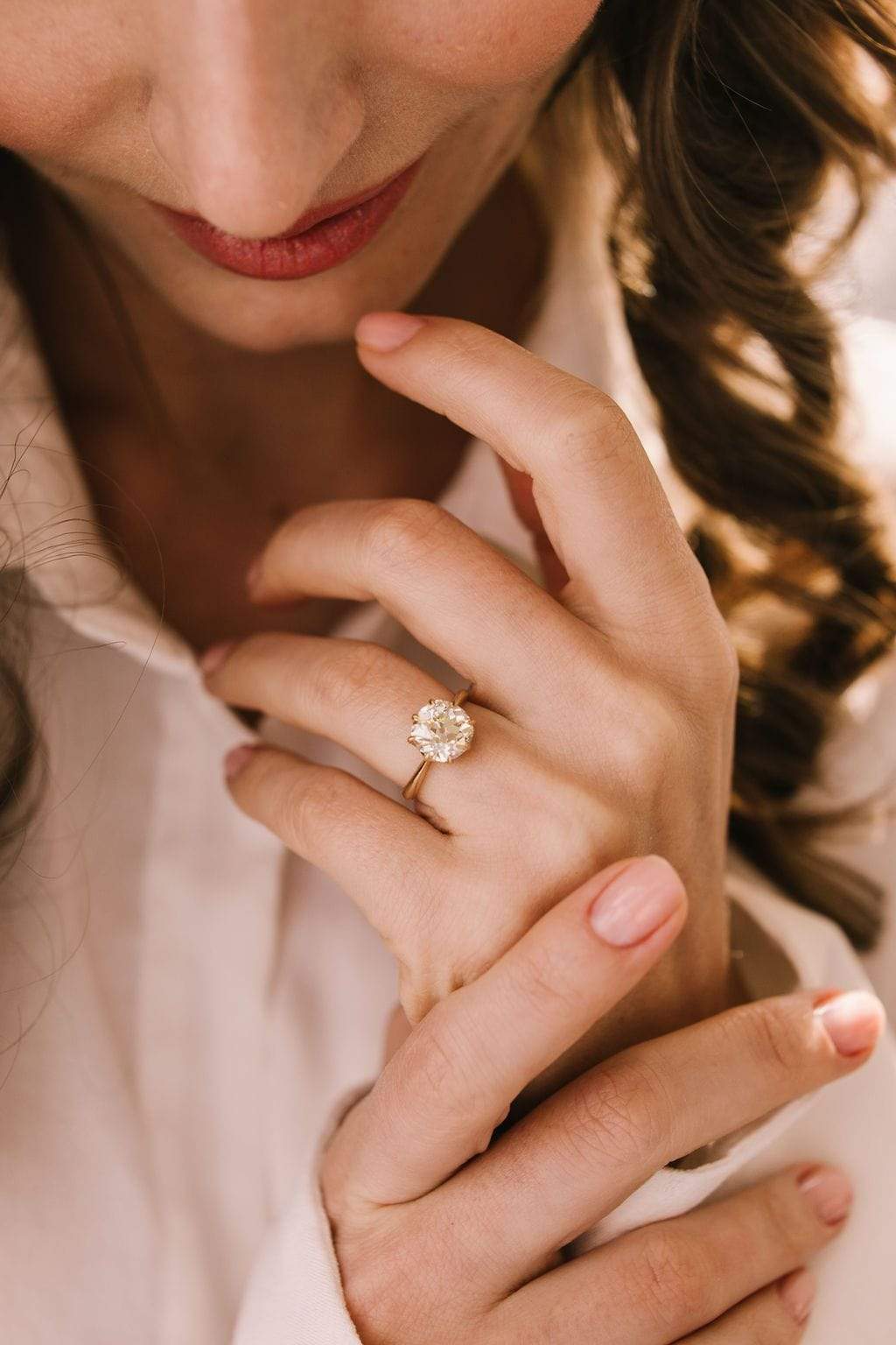 2.77ct old mine cut diamond