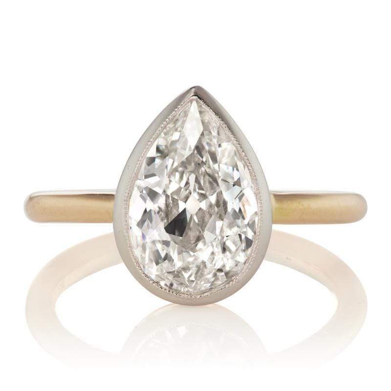 2.79ct Pear cut diamond Ring