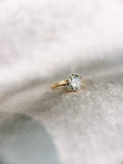 2.83ct old transitional cut diamond Ring