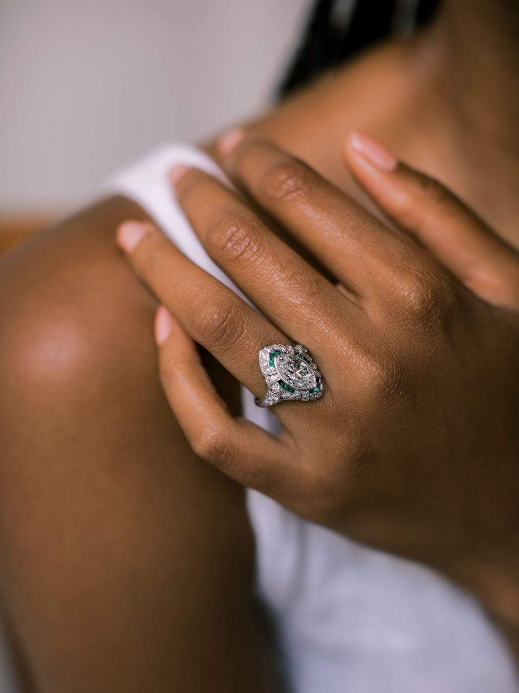 Marquise/Oval cut diamond 