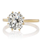 2.84ct old mine cut diamond Ring