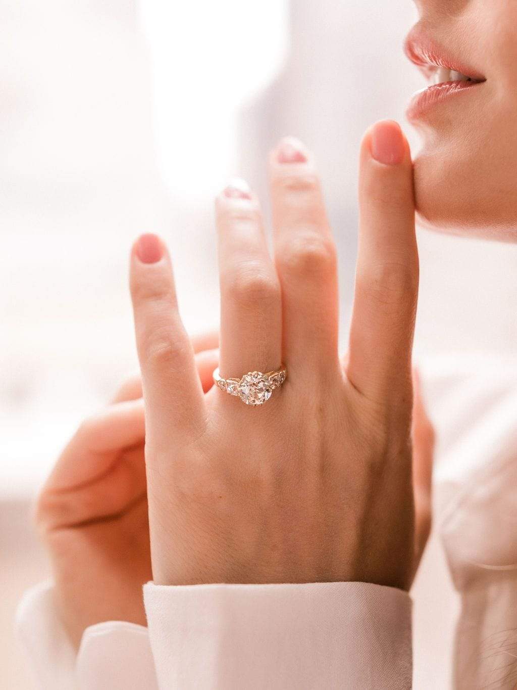 2.85ct old European cut diamond