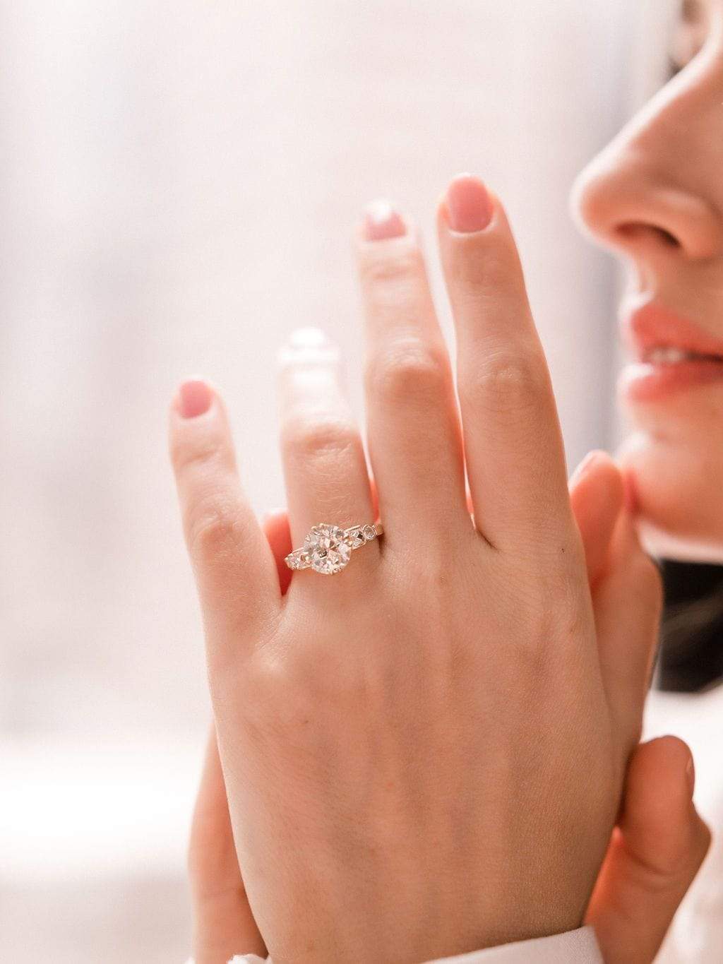 2.85ct old European cut diamond