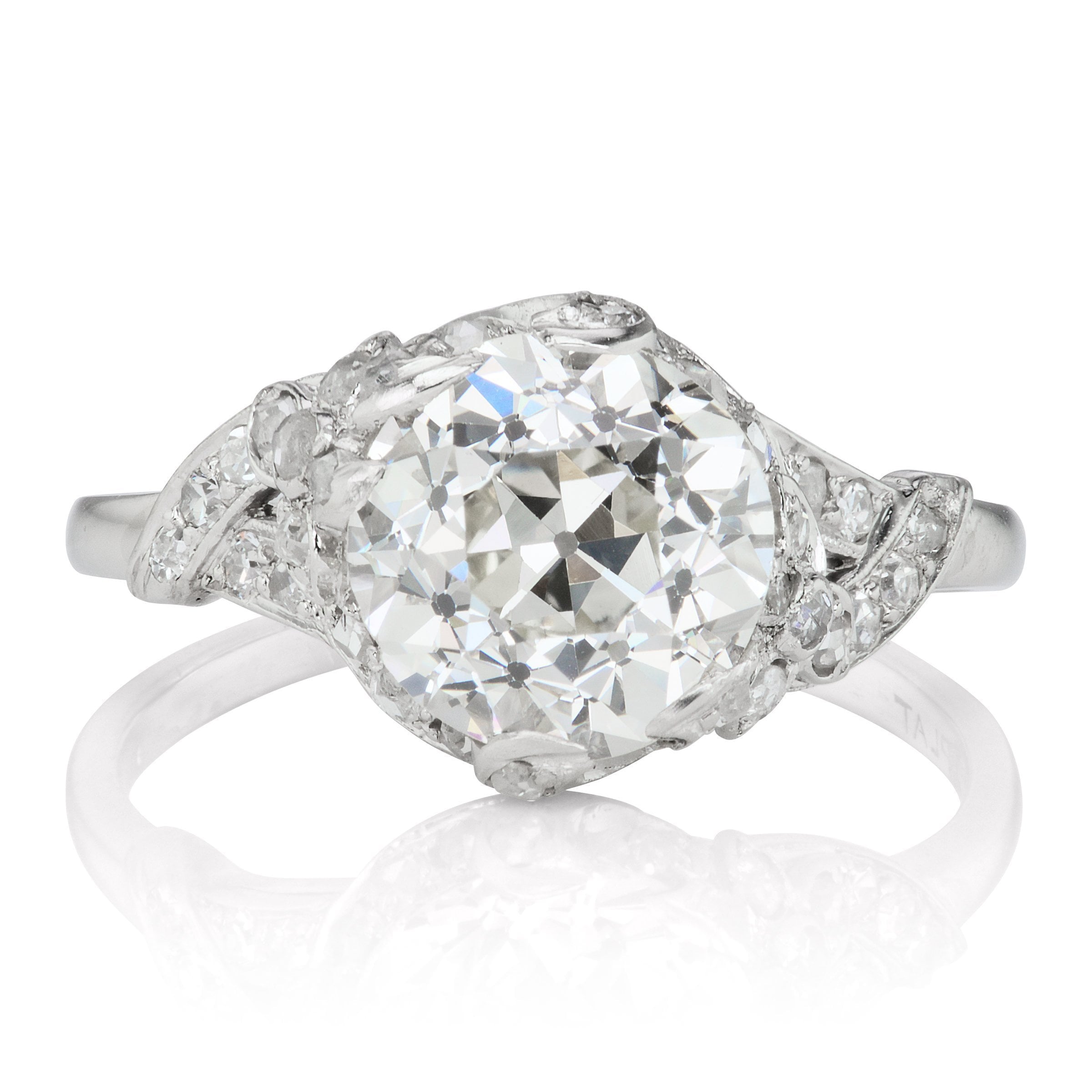 2.85ct old European cut diamond