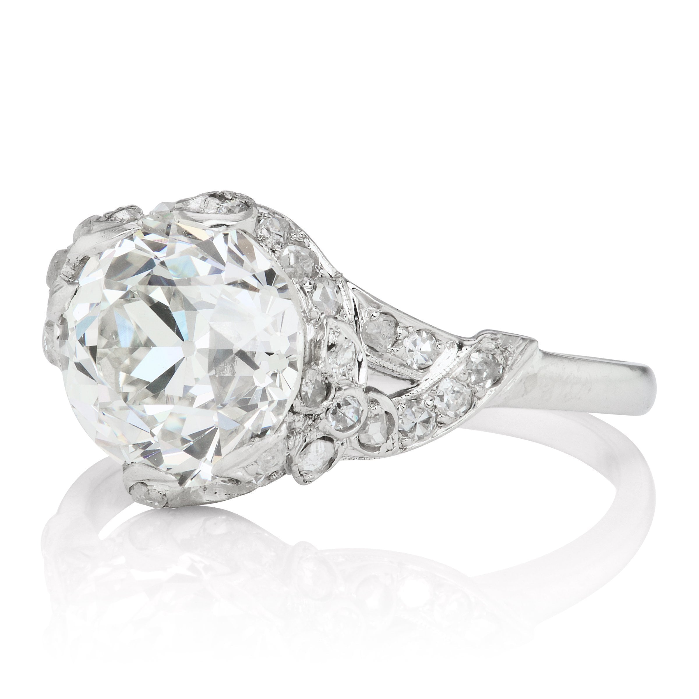 2.85ct old European cut diamond