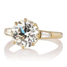 2.85ct old European cut diamond Ring