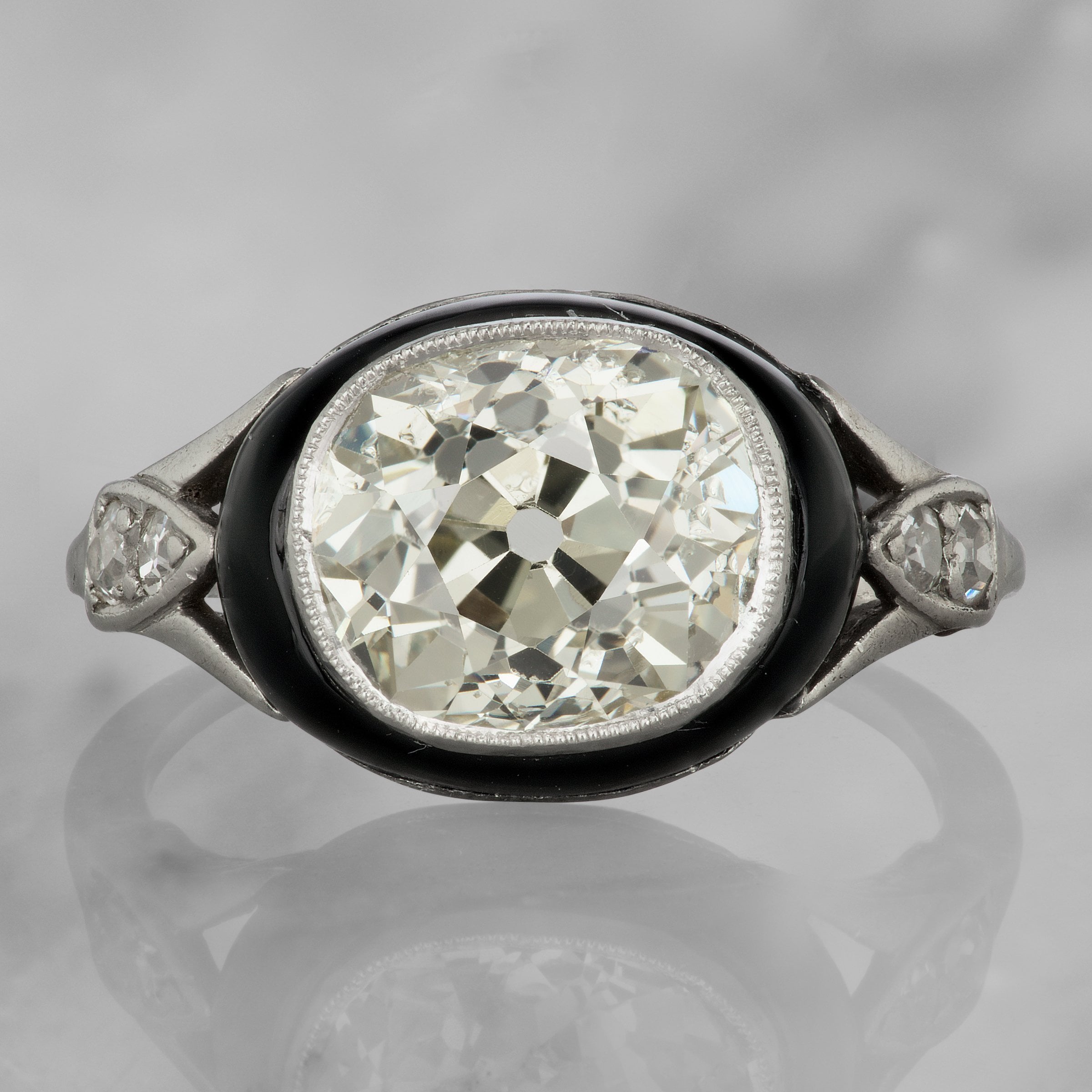 2.90ct old mine cut diamond