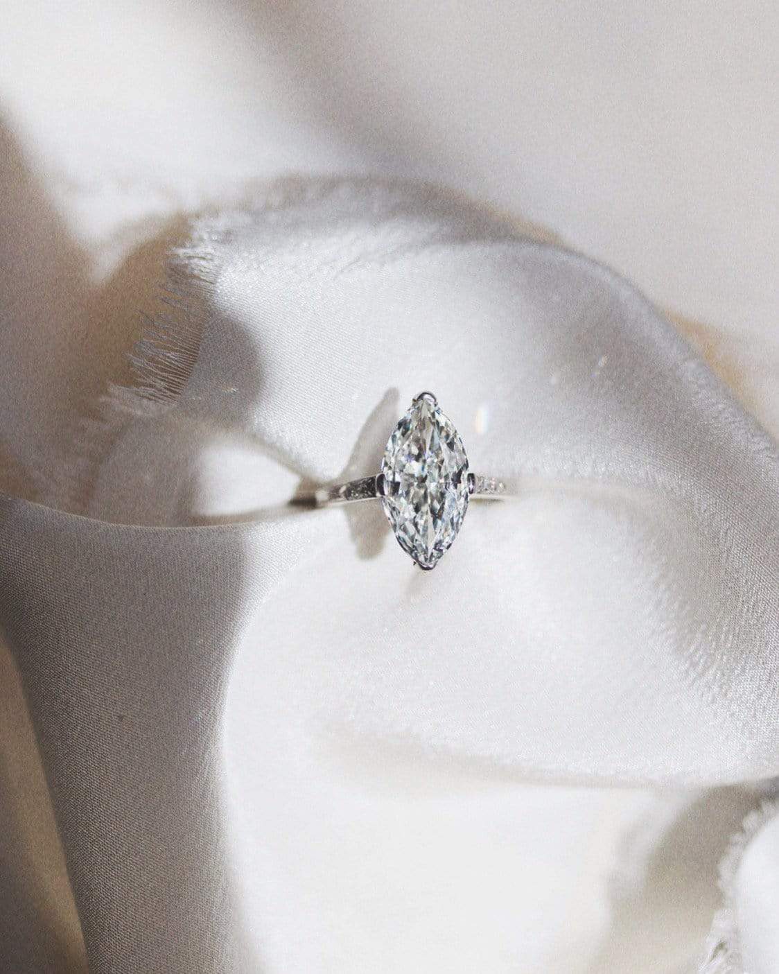 2.95ct marquise cut diamond