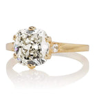 2.96ct old mine cut diamond Ring