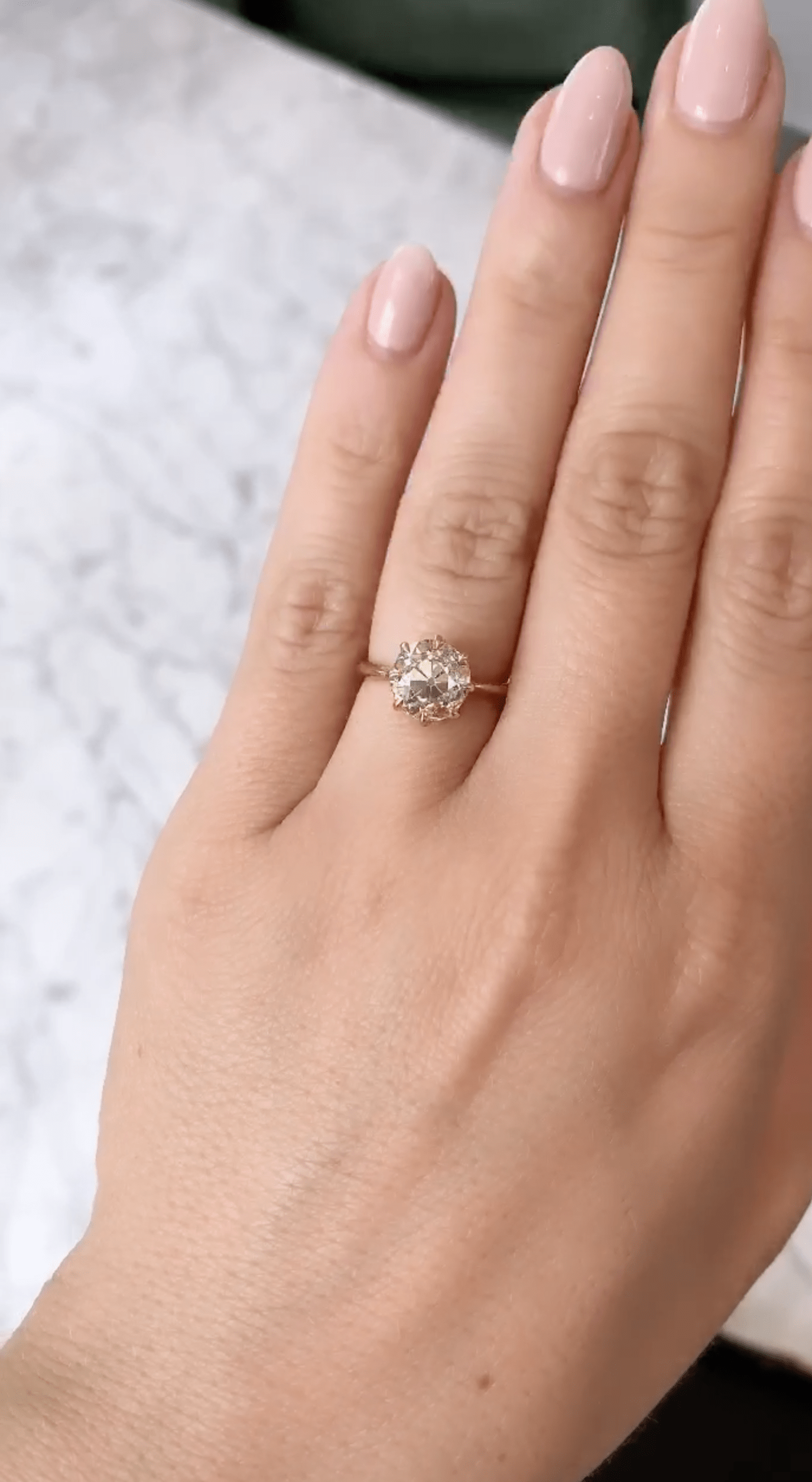 2.98ct old european cut diamond