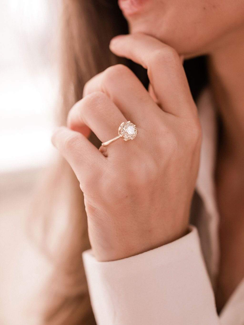 2.98ct old european cut diamond