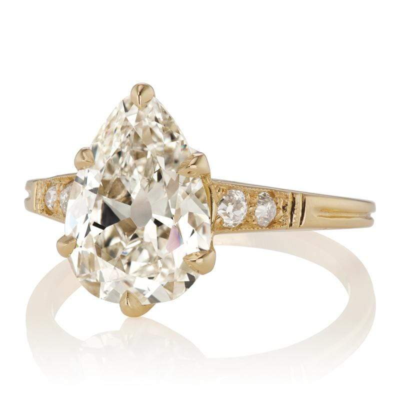 2.98ct Pear cut diamond Ring