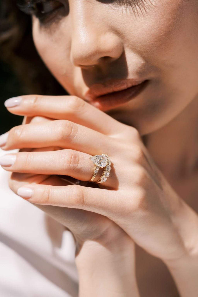 2.98ct Pear cut diamond Ring
