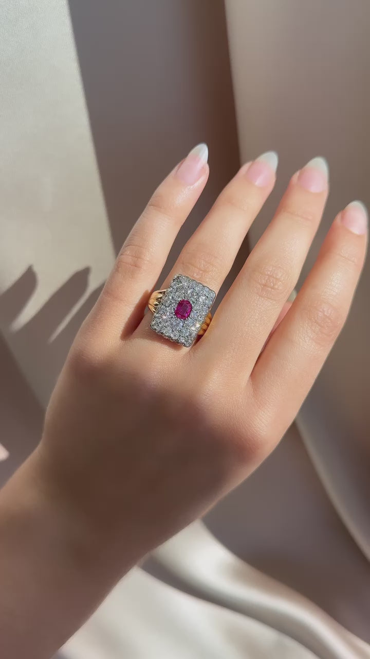 Old Mine cut diamond 