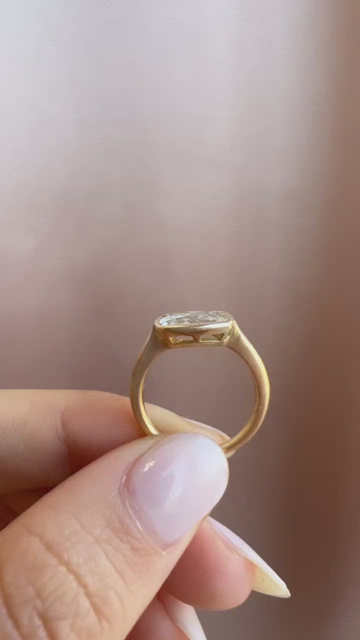  videos and images of vintage Rings-Old Mine cut diamond Rings