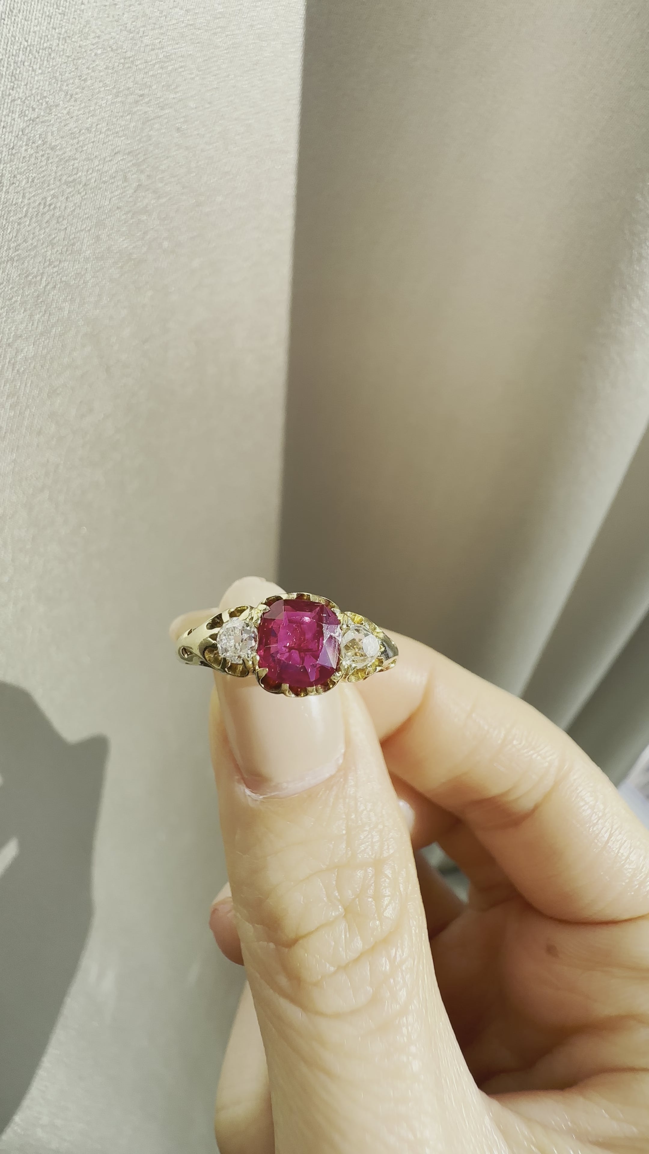 Old Mine cut diamond 