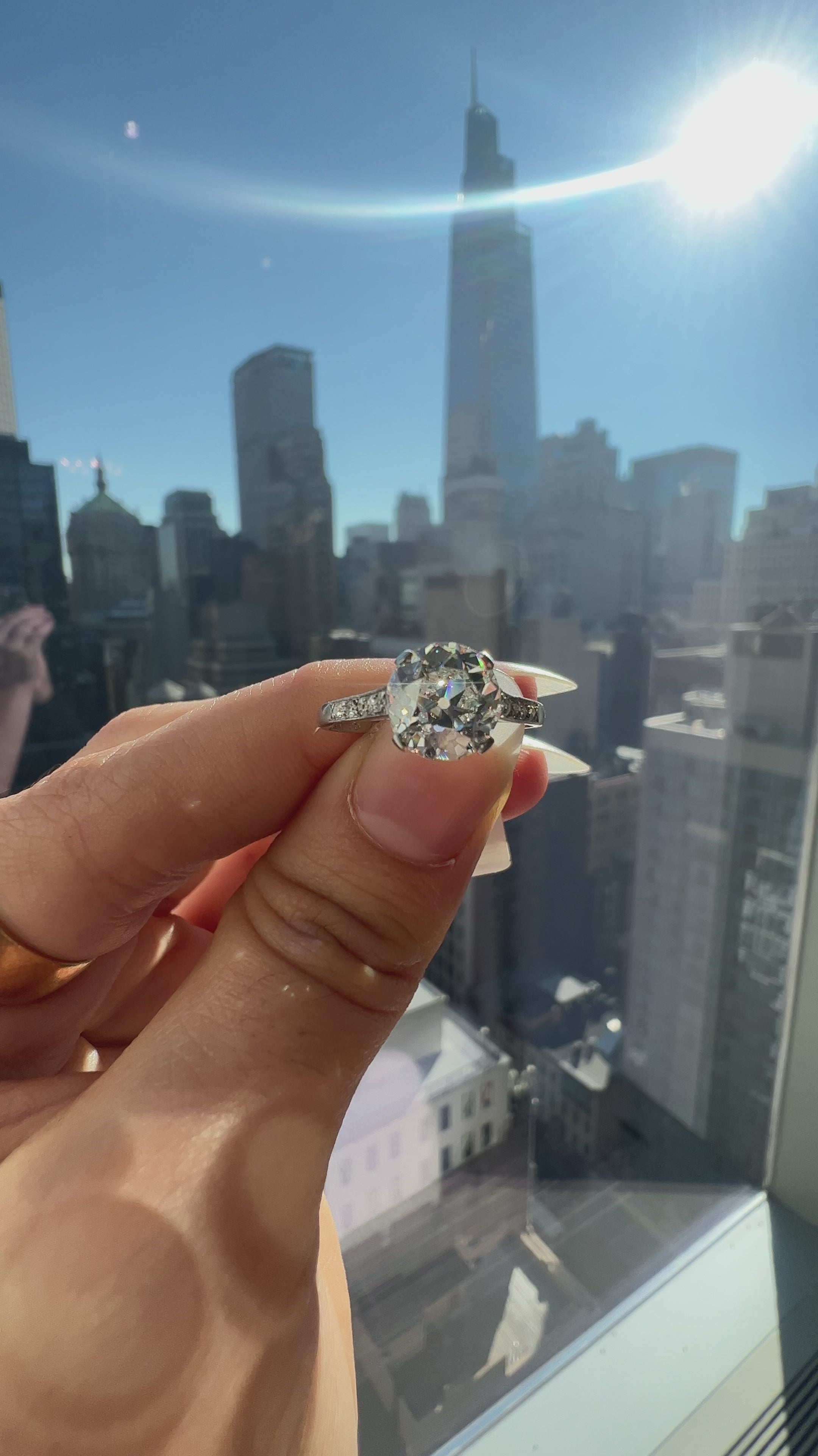 Old European cut diamond 