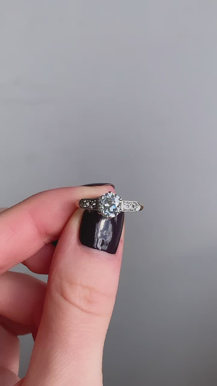 Transitional cut diamond Rings