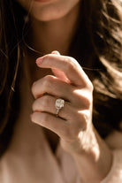 3.01ct antique cushion Hidden Halo Engagement Ring Circa 1925