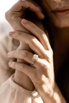 3.01ct antique cushion Hidden Halo Engagement Ring Circa 1925