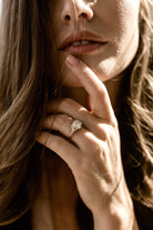 3.01ct antique cushion Hidden Halo Engagement Ring Circa 1925