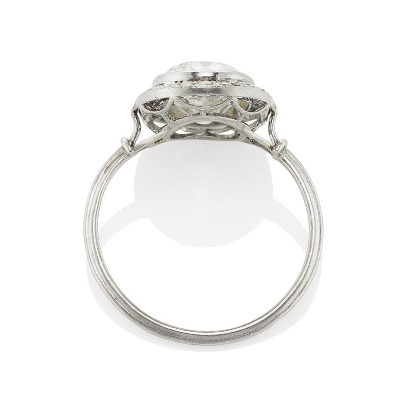3.01ct oval cut diamond Ring
