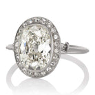3.01ct oval cut diamond Ring