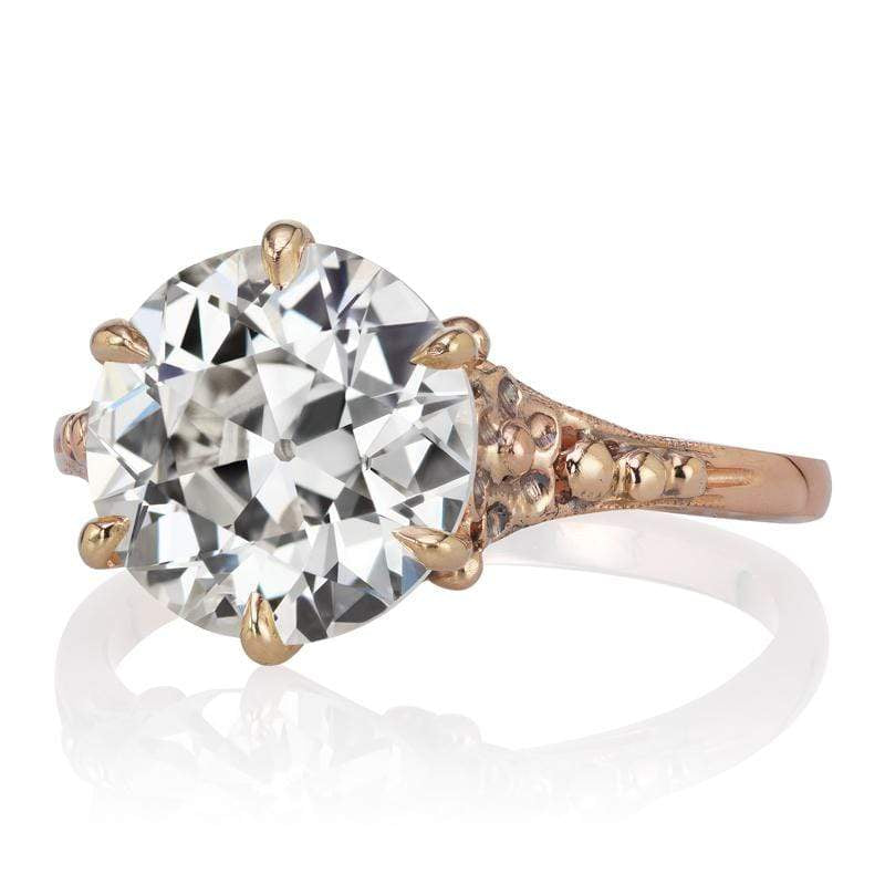 3.02ct Old European Cut Diamond Ring