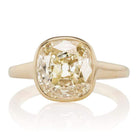 3.03ct Antique Cushion diamond Ring