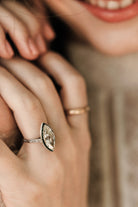 3.03ct Marquise Diamond Marquise Diamond Engagement Ring With Emerald Halo