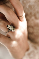 3.03ct Marquise Diamond Marquise Diamond Engagement Ring With Emerald Halo