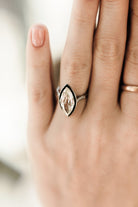 3.03ct Marquise Diamond Marquise Diamond Engagement Ring With Emerald Halo