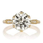 3.03ct old European cut diamond Ring