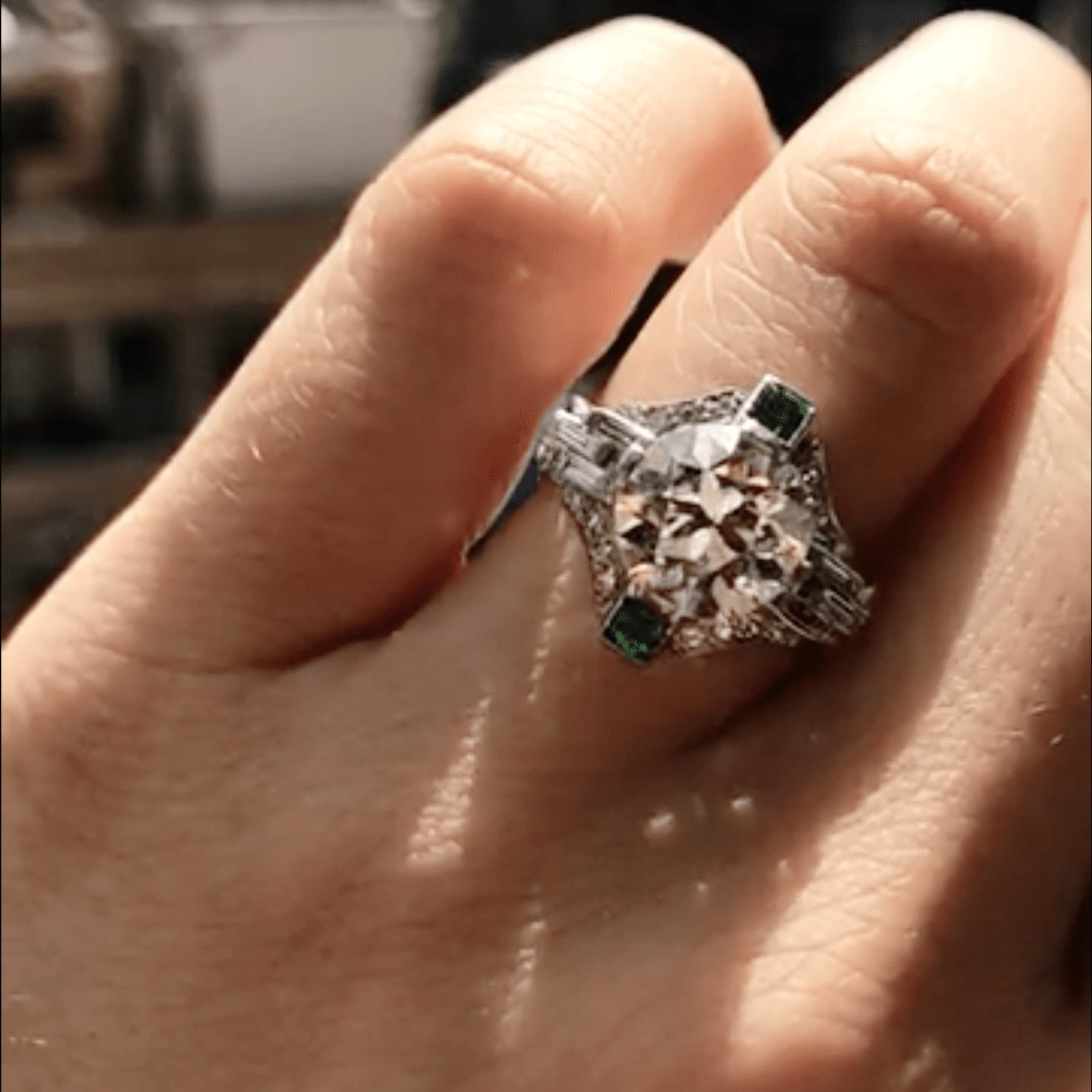 3.04 Carat Old European Cut Diamond