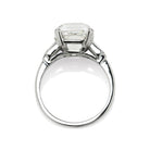 Art Deco 5.29 ct Asscher Cut Diamond Engagement Ring
