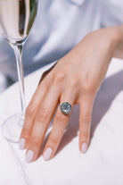 3.05ct Asscher cut diamond Ring