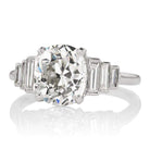 3.06ct old mine cut diamond Ring