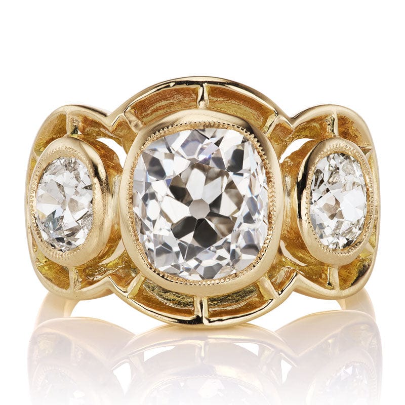 3.07ct old mine cut diamond