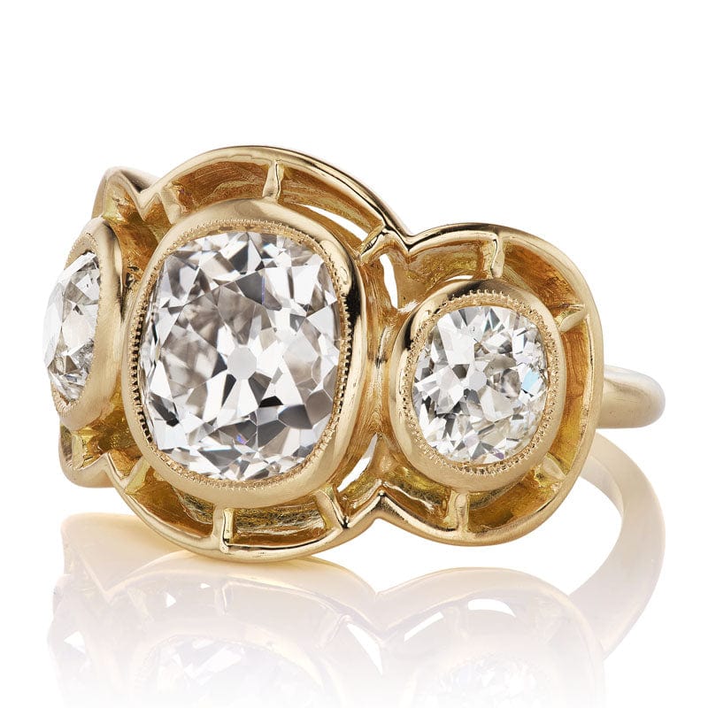 3.07ct old mine cut diamond