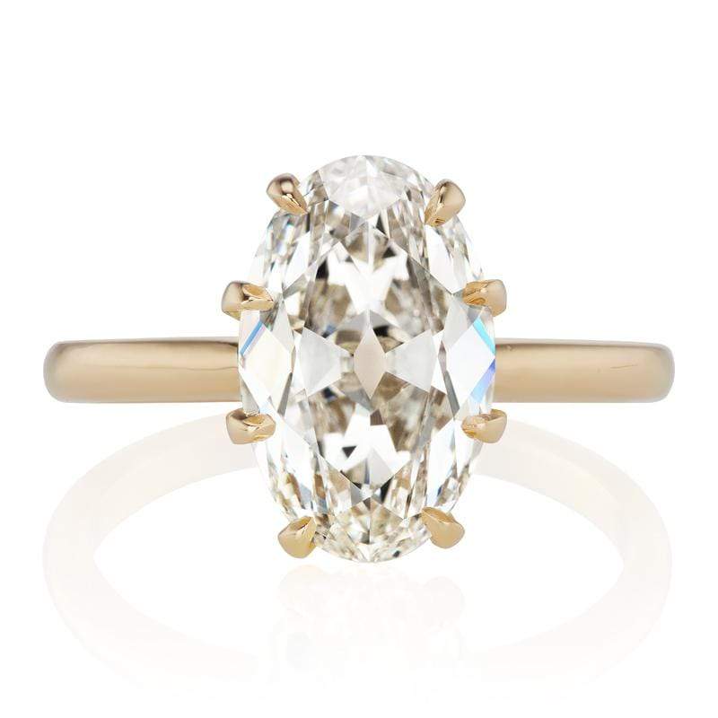 3.07ct Oval cut diamond Ring