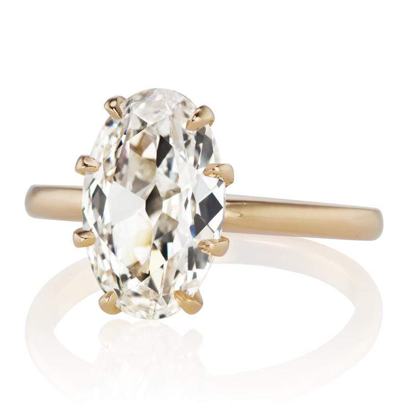 3.07ct Oval cut diamond Ring