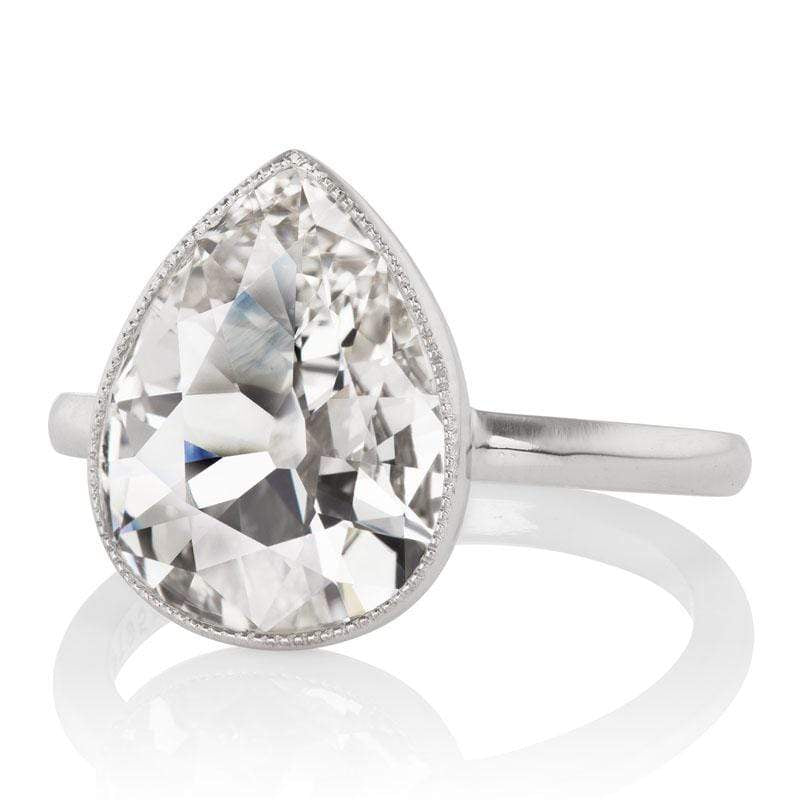 3.07ct Pear cut diamond Ring