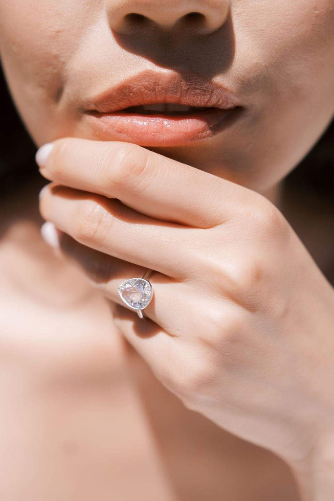 3.07ct Pear cut diamond Ring