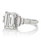 3.09ct step cut diamond