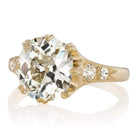 3.12ct old mine cut diamond Ring