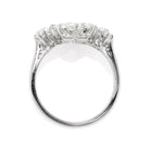 3.13 ct Pear Shaped Diamond Engagement Ring with Side Stones