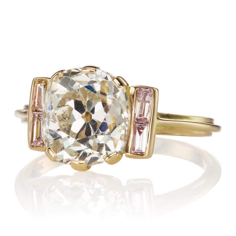 3.15ct old mine cut diamond