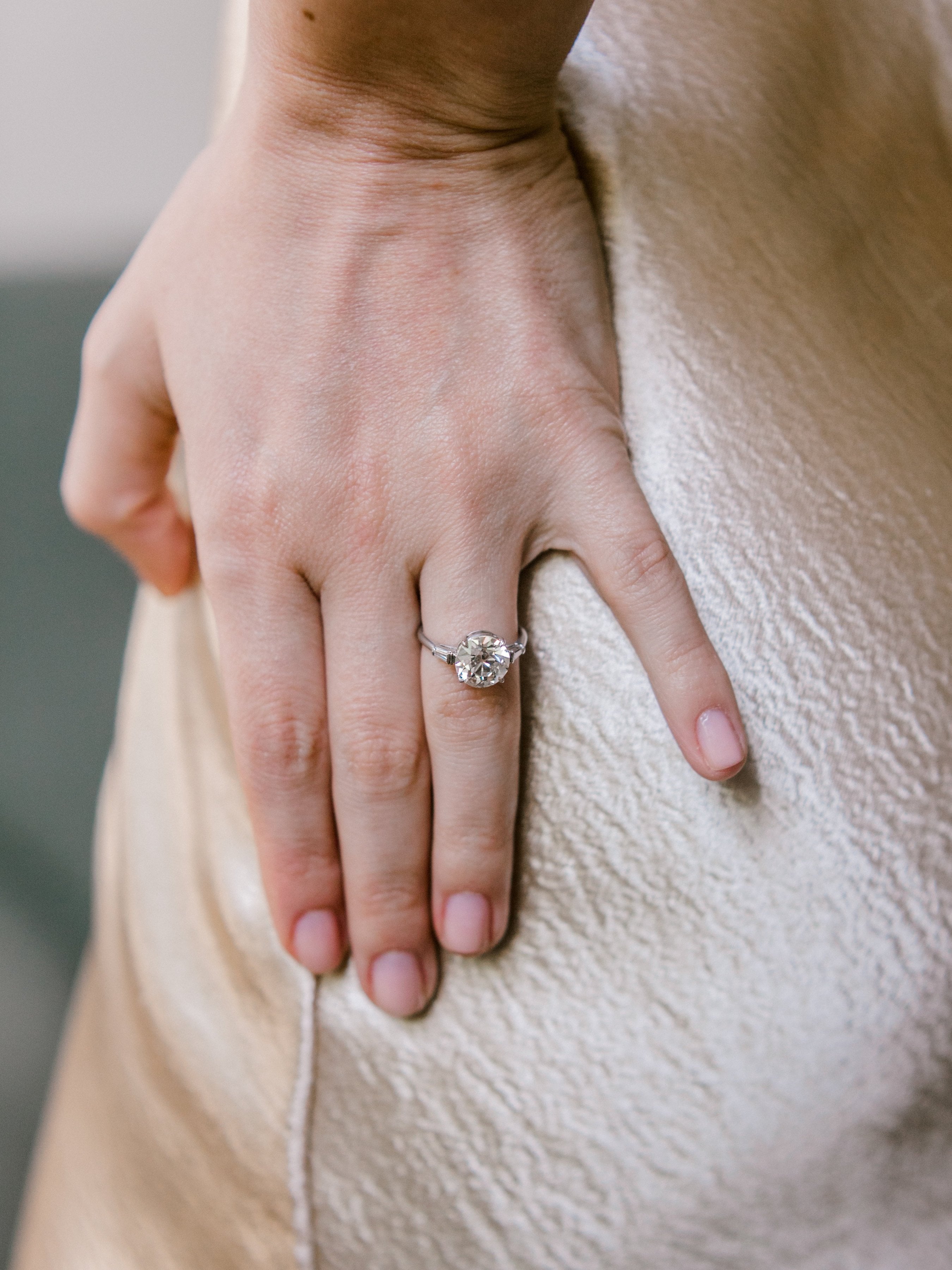 3.21ct Old European Cut diamond